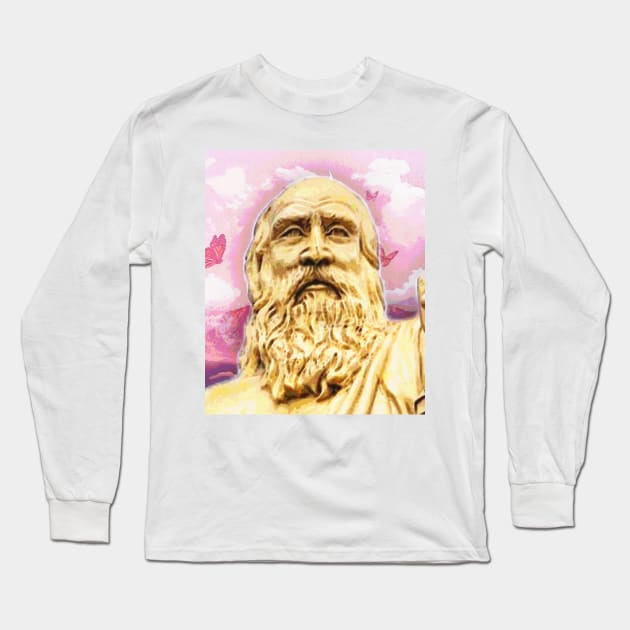 Diogenes Portrait | Diogenes Artwork 2 Long Sleeve T-Shirt by JustLit